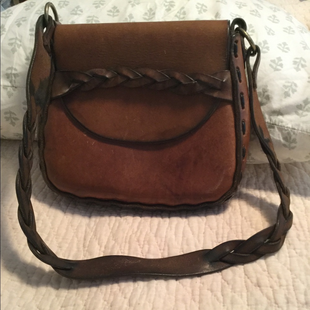 Vintage leather purse from the 1970s